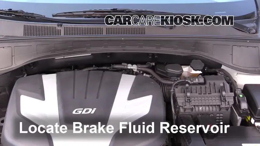 2017 Hyundai Santa Fe SE 3.3L V6 Brake Fluid